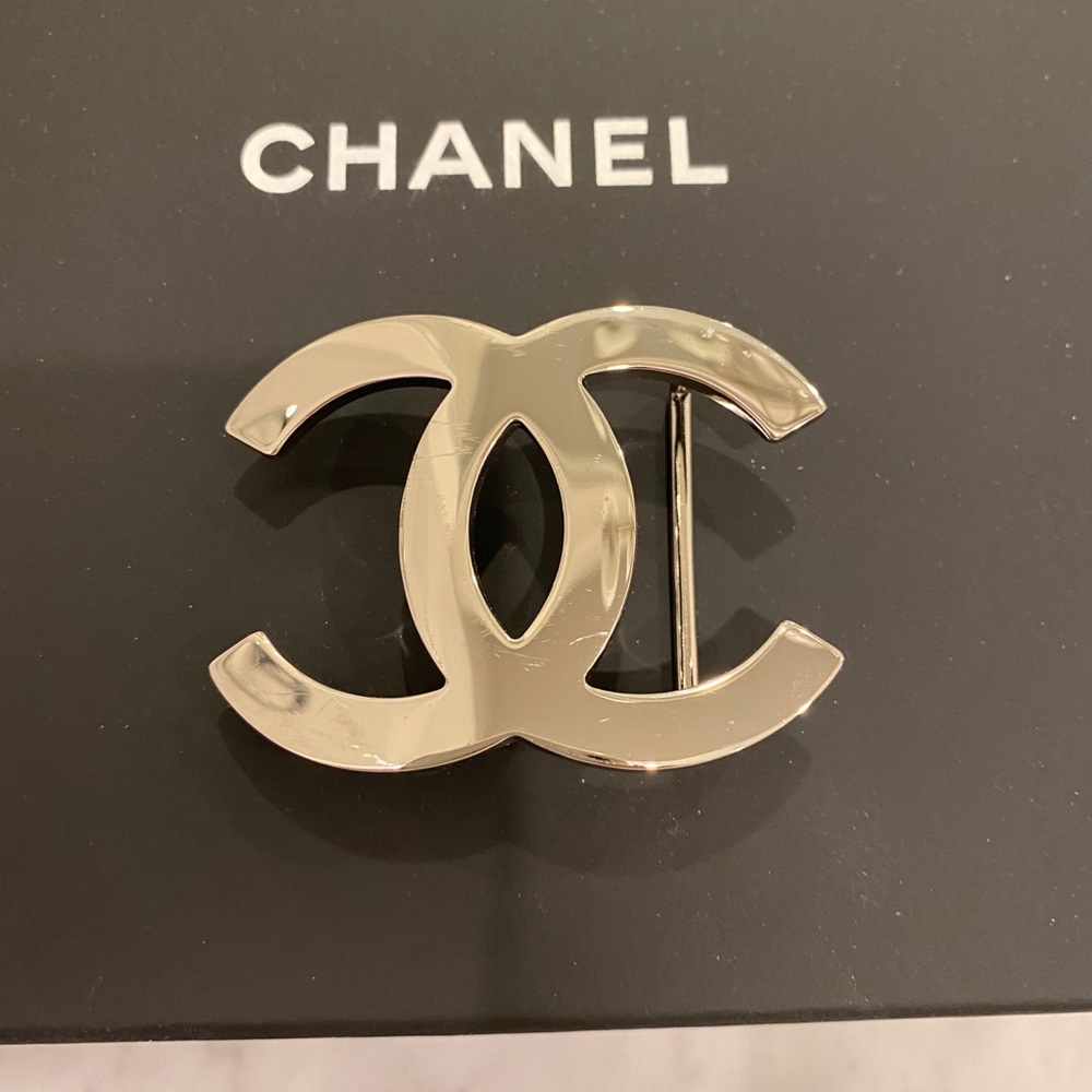 💯 Authentic Chanel reversible belt size 85